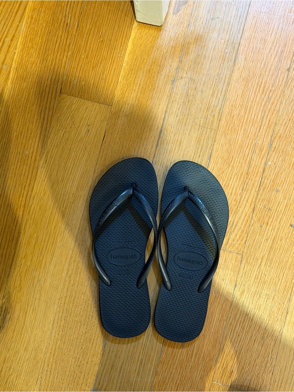 Havaianas Black Slim Flip Flops